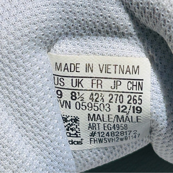 Adidas Superstar Shell toes White Black striped Woman’s 9 sneakers Preowned - Picture 9 of 9